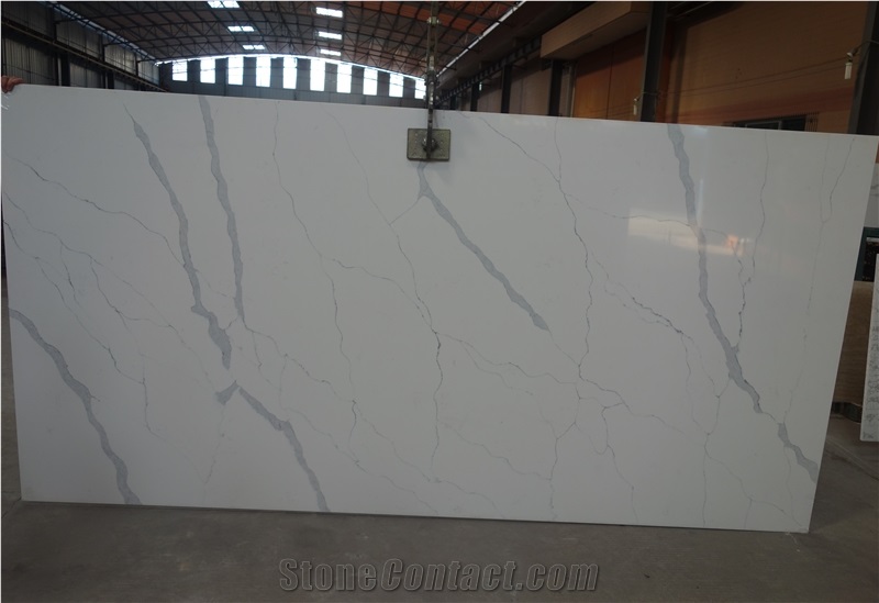 Rsq6132, Quartz Stone Tiles, Quartz Stone Slabs, Engineered Stone, Quartz Stone Flooring, China White Quartz