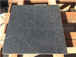 Ash Black Nero Granite Tile Cut So Size for Villa Wall Cladding Panel, Crystal Galaxy Granite Exterior Building Floor Pattern Tile