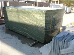 Project Show China Green Spray Wave Granite Tiles Villa Wall Cladding Panel,Verde Juparana Polished Exterior Stones Decor