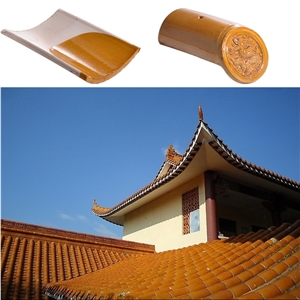 Chinese Ceramic Roof Tiles Asian Style for House