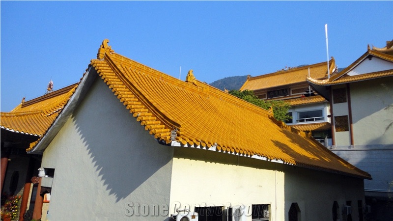 Chinese Ceramic Roof Tiles Asian Style for House
