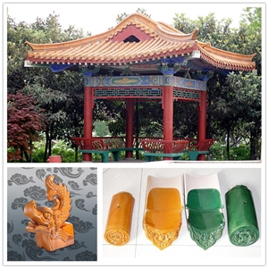 Chinese Style Gazebo Roof Antique Glazed Tiles
