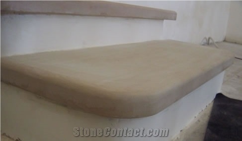 Limestone Honed Filled Steps, Risers