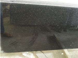 Black Galaxy Polished Small Slabs for Countertop