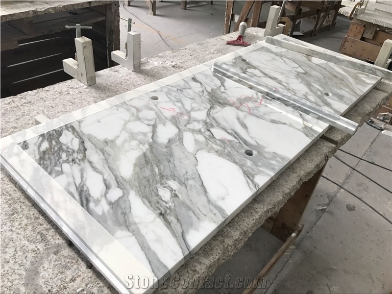 Calacatta White Marble Countertop,Bench Top