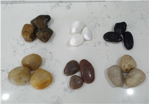 Pebble Stone, River Stone,3-5cm, Polished, Tiger Veins