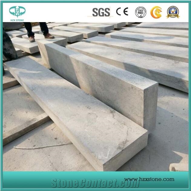 Honed/Flamed/Sandblasted Bluestone Blue Limestone for Swimming Pool/Kerbstone/Flooring/Paving/Wall/Steps/Stairs