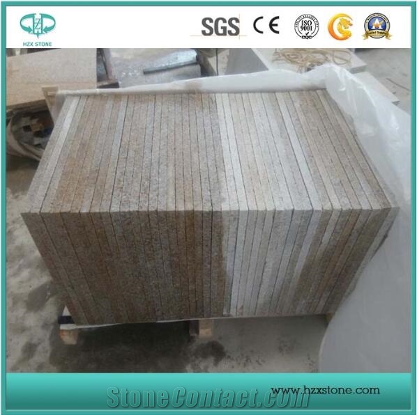 Hot Sale Chinese Rusty Yellow G682 Granite Misty Yellow Granite Slabs Prices Big Size