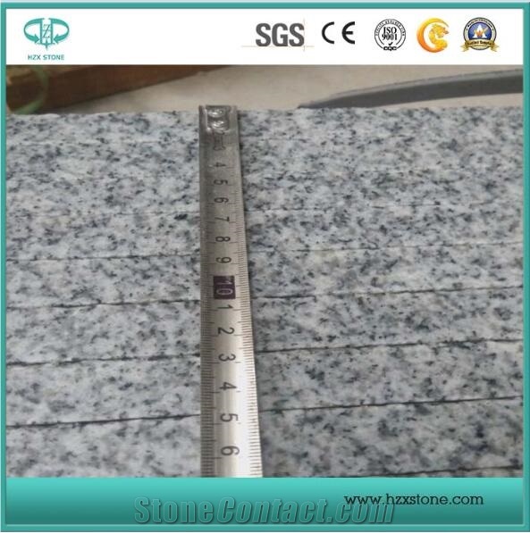 Light Grey G602 Flamed Granite Tiles for Exterior Wall Cladding