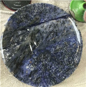 Blue Granite Round Table Top