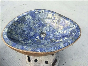 Blue Marble Mosaic Basin, Mosaic Sink