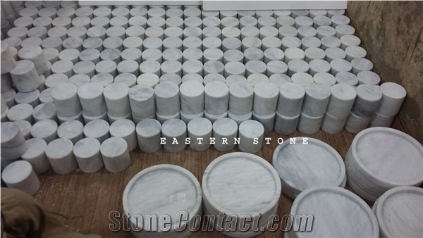 Marble Boxes, Stone Trinket Boxes, Marble Jars, Decorative Onyx Containers  with Lid