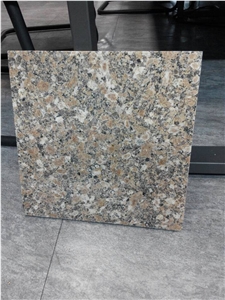 Leopard Flower Brown Dark Pink Granite Polished Tiles & Slabs, China Cheap Natural Stone for Wall Floor Building Project Decoration, Factory Wholesaler
