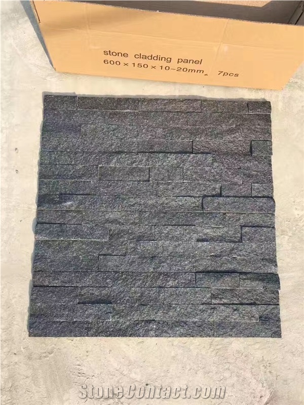 Black Cultural Stone Tile, Black Slate Tile, Black Cultured Stone Tile