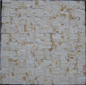 Classical Sunny Beige Marble Mosaic, Beige Marble Mosaic, Beige Marble 3d Mosaic