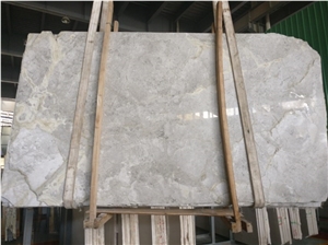 Dora Cloud Grey Marble Tiles & Slabs, Grey Polished Marble Floor Tiles, Wall Tiles Natural Stone Project Material