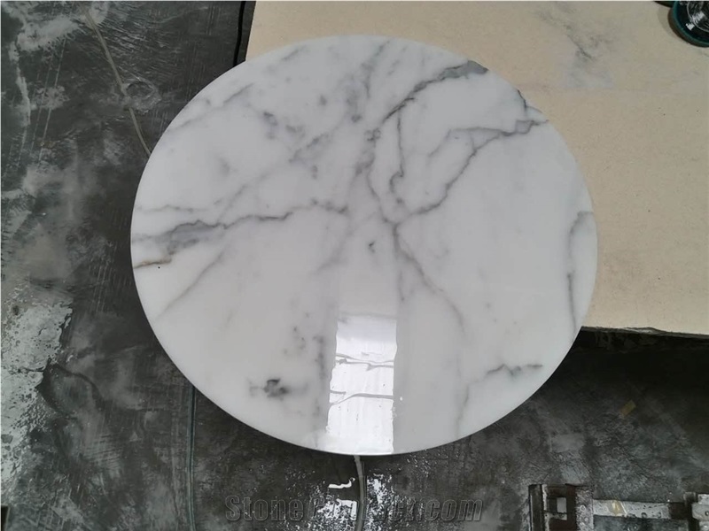 Hot Sale Italian Statuario White Marble Polishing Slab and Tile