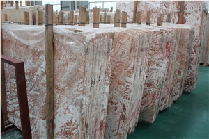 Hot Sale Red Marble Lady Pink Polishing Slab and Tile