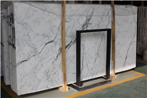 Italy Bianco Statuario Marble Countertops/Kitchen Bar Top Kitchen Worktops/Kitchen Countertops for Home Decoration White Marble Tiles & Slabs