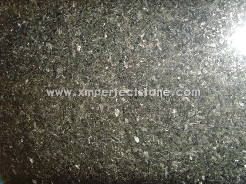 Angola Black Granite/Black Labradorita Granite/Lapis Black Granite Polished Gang Sawn Slabs