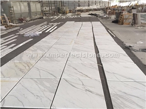 Calacatta Vagli Marble Tiles & Slabs, Italy White Marble Polished Floor Covering Tiles, Walling Tiles
