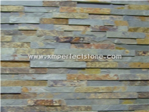 Cheap Price Brown Multic Color Culture Stone, Brown Slate