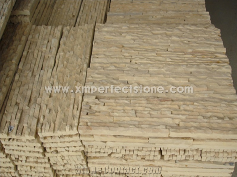 China Slate Cultured Stone, Wall Cladding, Stacked Stone Veneer