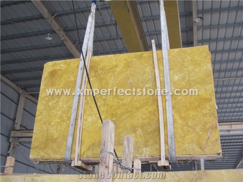 Chinese Giallo Siena Gold Marble/Royal Golden Marble/Huang Jin Gui Big Slab for Marble Pattern