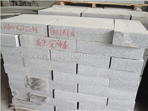 G602 China White Granite Kerbs/ Kerbstone /Curbs for Road Side Stone Exterior Paving Stone