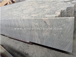 Granite Prefab for Juparana Wave Grey Granite with Laminated Edge/Bullnose Edge Countertops