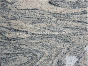 Granite Prefab for Juparana Wave Grey Granite with Laminated Edge/Bullnose Edge Countertops