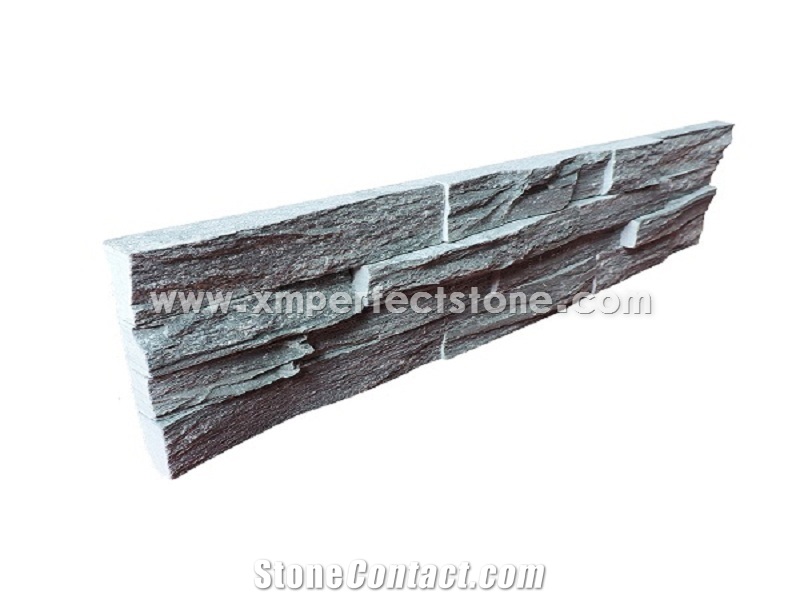 Green Slate Cultured Tiles for Wall Cladding/Chine Jade Slate Natural Split 600*150*10-25mm