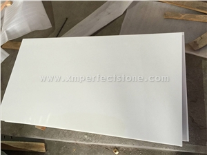 Honed/Polished Slabs and Panel Of Super White Nano Crystallized Glass Stone