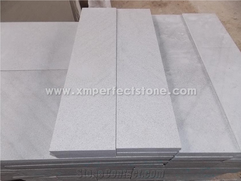 Honed White Sandstone Cube Stone/ Pure White Sandstone Cobble Stone/Snow White Sandstone Paving Sets