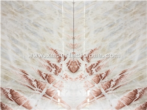 Loulan Onyx Slabs/Chinese New White Onyx Slab for Hotel Project