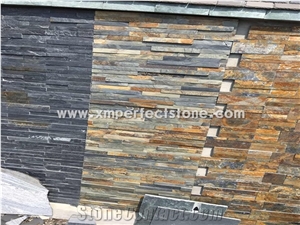 On Sale China Rusty Quartzite Cultured Stone, Wall Cladding, Stacked Stone Veneer