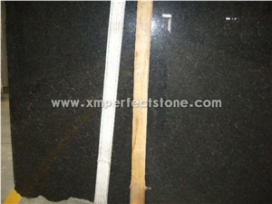 Opalescence Black Pearl Granite/India Black Pearl Granite Big Slabs for Countertop