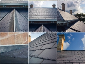 Popular Black Slate Roofing Tiles,Spain Style Slate Roof Tiles and Covering, Slate Tile Roof