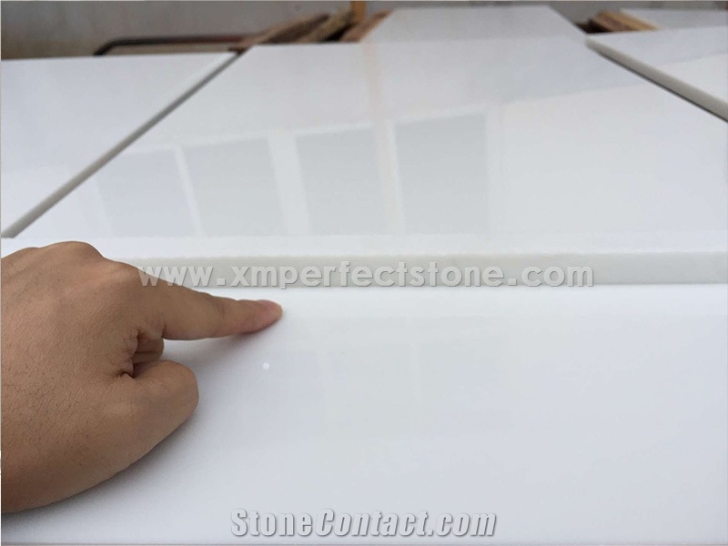White Artificial Nano Crystal Glass Stone Use for Exterior Wall/Flooring