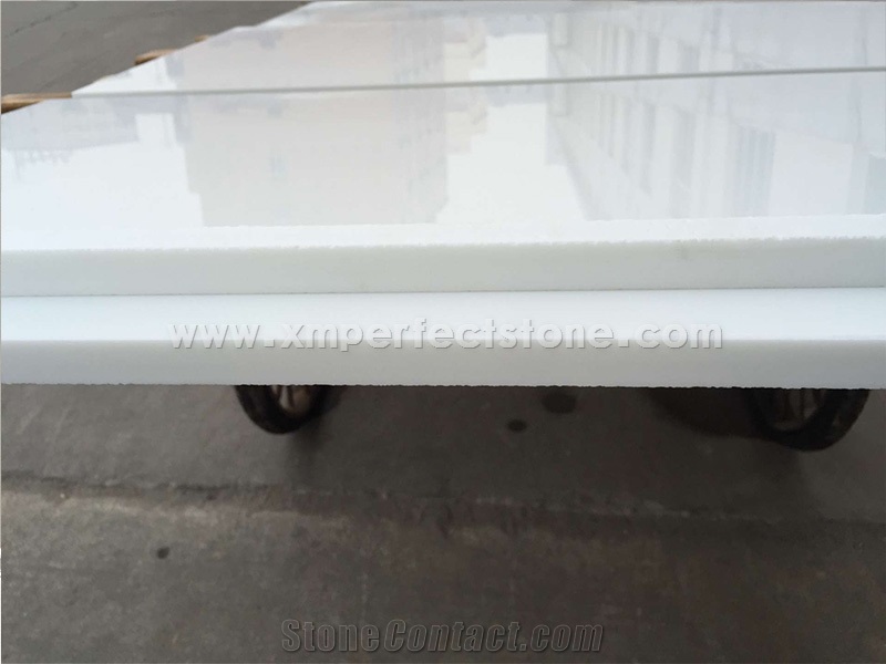 White Nano Crystallized Glass Stone Big Slab/Pure Microlite Glass Stone/Pure White Nano Glass/China Manmade&Artificial Stone