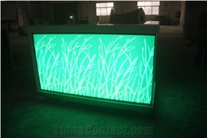 Acrylic Marble Stone Colorful Bar Counter for Sale