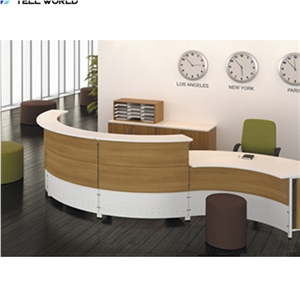 Acrylic Solid Surface High End Office Design Modern Reception Desk