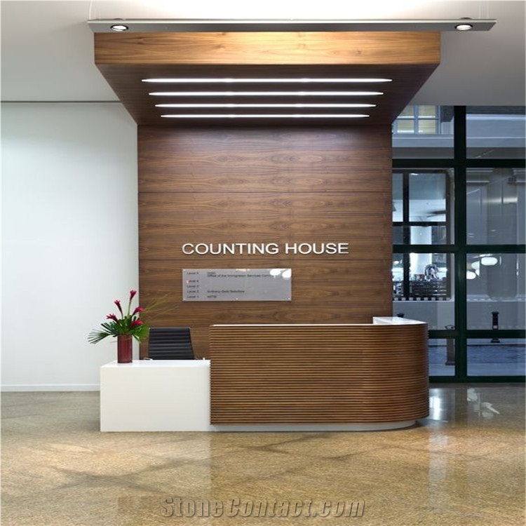 Acrylic Solid Surface High Quality Laminate Modern Shop Cash Counter Design
