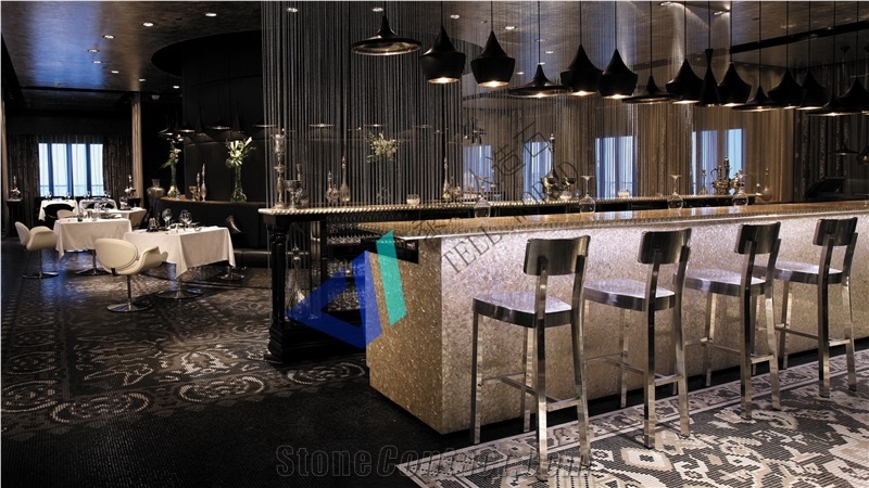 Acrylic Solid Surface Led Bar Artificial Marble Bar Counter Home Bar Furniture