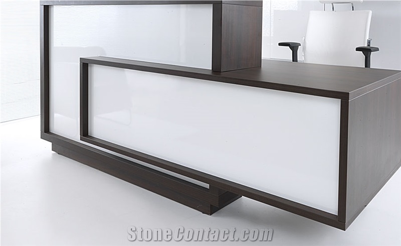 Acrylic Solid Surface Modern Design Reception Desk