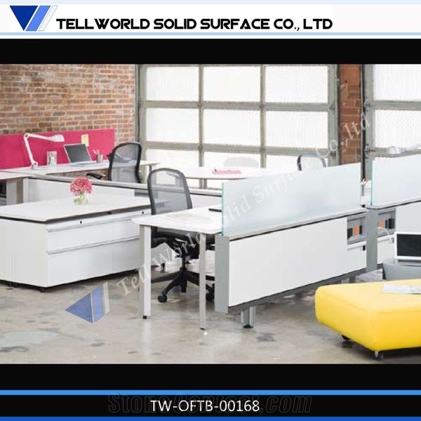 Acrylic Solid Surface Office Furniture For Tall People Glass