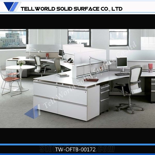 Acrylic Solid Surface Office Furniture For Tall People Glass