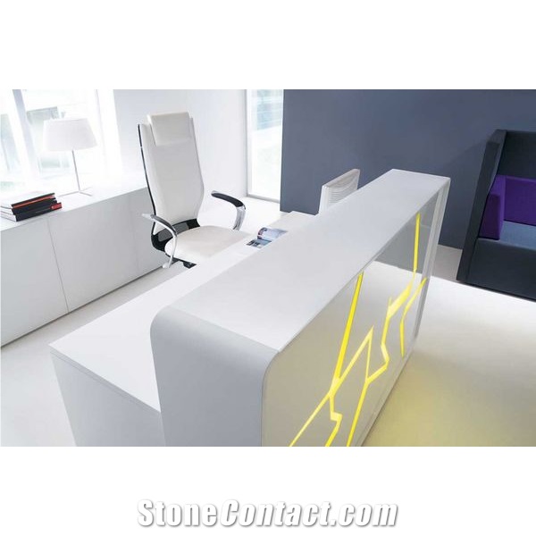 Corian Modern And Simple Office Desk Workstation Table