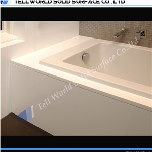 German Style Acrylic Solid Surface Bathroom Vanity Bathroom Corner Cabinet