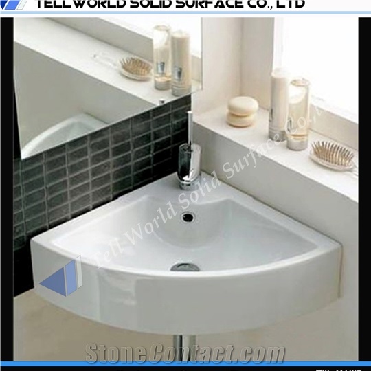 High End Dining Room Modern Design Artificial Stone Wash Basin